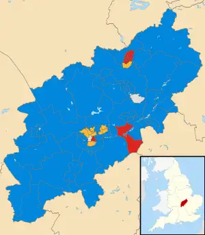 2009 results map