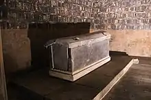 Sarcophagus of Emperor Xuanwu (483-515 CE).