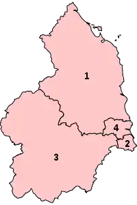 Parliamentary constituencies in Northumberland
