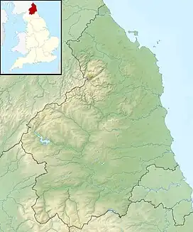 Yeavering Bell is located in Northumberland