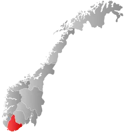 Official logo of Tvedestrand kommune