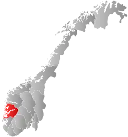 Official logo of Bergen landdistrikt herred