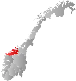 Official logo of Øksendal herred