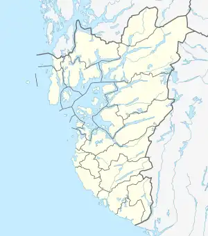 Sandnes is located in Rogaland