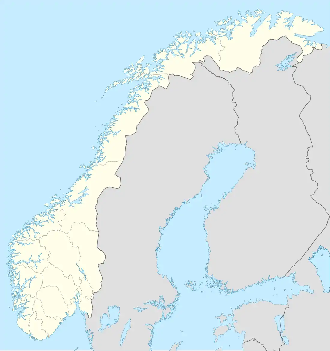 Troms og Finnmark fylke is located in Norway
