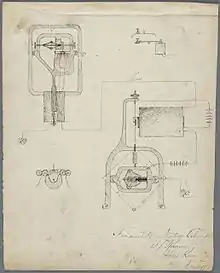 Frank J. Sprague, notes on seamanship, with drawings of sailboat parts, and electrical equipment, 1878-1880