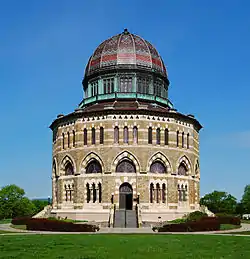 Nott Memorial (1858–79), Union College, Schenectady, New York. Edward T. Potter, architect.