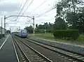 A TER passes through the station