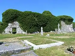 Ruins of the medieval church at Noughaval