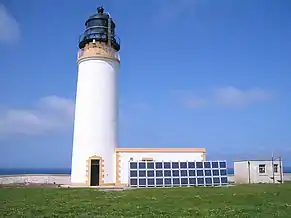 Noup Head Lighthouse Including Perimeter Wall, Gatepiers And Sundial Base