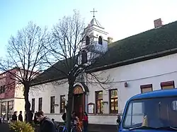 The temporary Orthodox church in Nova Pazova