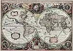 1630 World Map, Nova Totius Terrarum Orbis Geographica ac Hydrographica Tabula