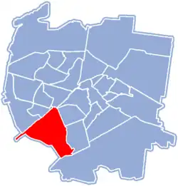 Location of Nowe Miasto within Białystok