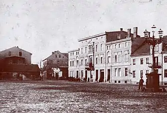 Northern side of the square in 1886