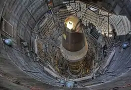 Titan II ICBM in 571-7 site silo.