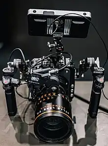 cinema camera rig with Tilta Nucleus-M wireless lens control system