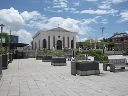 Historic church and the central plaza