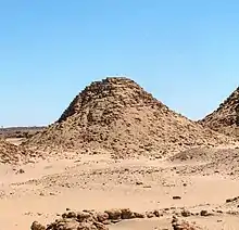 Nuri Pyramid Nu XII King Amanineteyerike ruled end 5th cent BCE