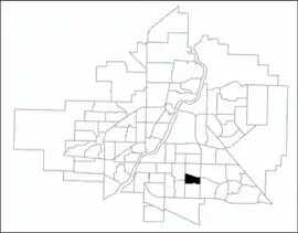 Nutana Suburban Centre location map