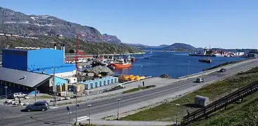 The port of Nuuk.