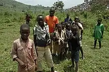 Children in the camp