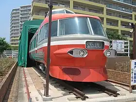 Preserved 3100 series car near Kaisei Station, September 2007