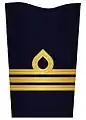 Sleeve insignia on innerkavaj m/48 ("inner jacket m/48") for a captain.(–2003)