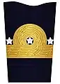 Sleeve insignia for a vice admiral (1972–2003)