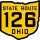 State Route 126 marker