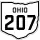 State Route 207 marker