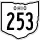 State Route 253 marker