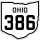 State Route 386 marker