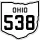 State Route 538 marker