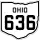 State Route 636 marker