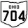 State Route 704 marker