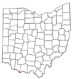 Location of Aberdeen, Ohio