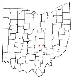 Location of Fairfield Beach, Ohio