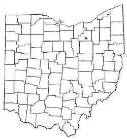 Location of Gloria Glens Park, Ohio