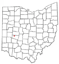 Location of Lawrenceville, Ohio