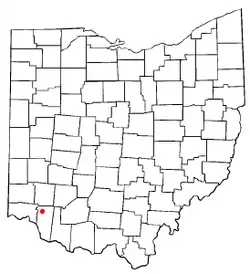 Location of Mount Repose, Ohio