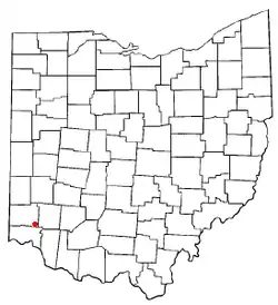 Location of Olde West Chester, Ohio