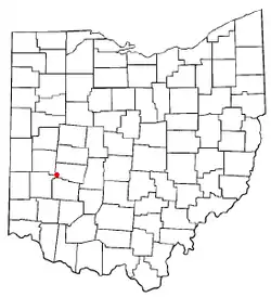 Location of Park Layne in Ohio