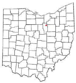 Location of Polk, Ohio