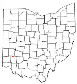 Location of Springboro, Ohio