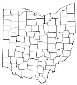 Location of Stone Creek, Ohio