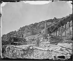 Ore chutes in 1871