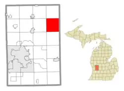 Location within Kent County