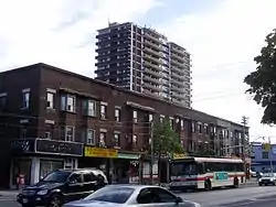 View of Oakwood-Vaughan from Oakwood and St. Clair Avenue