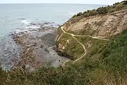 Cliff adjacent to Cape Wanbrow
