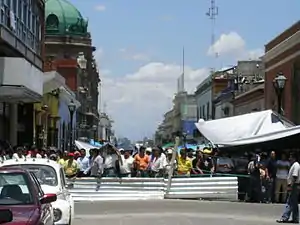 Image 40Protesters barricade the street on June 22 during the 2006 Oaxaca protests.